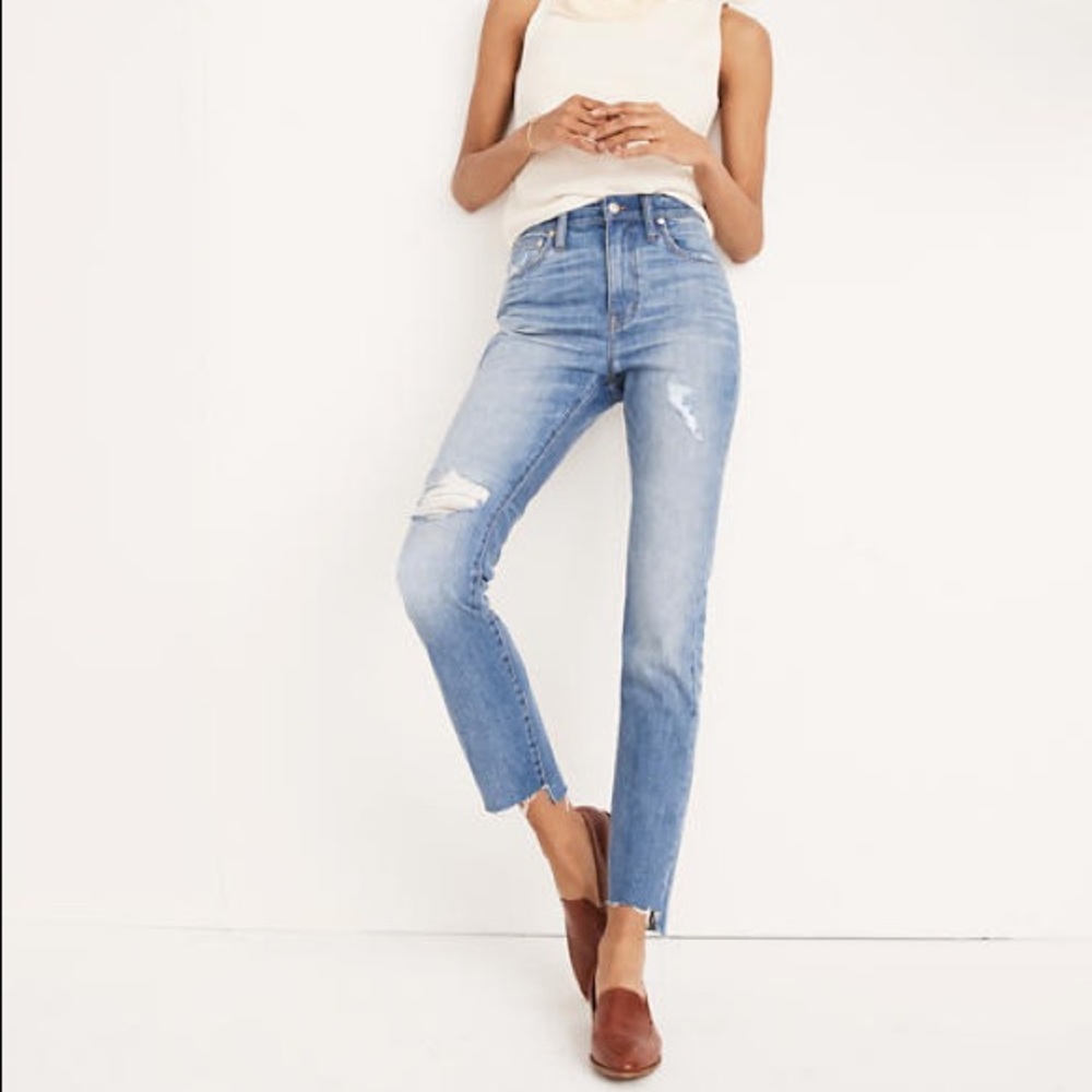 Madewell High-Rise Slim Boyjean